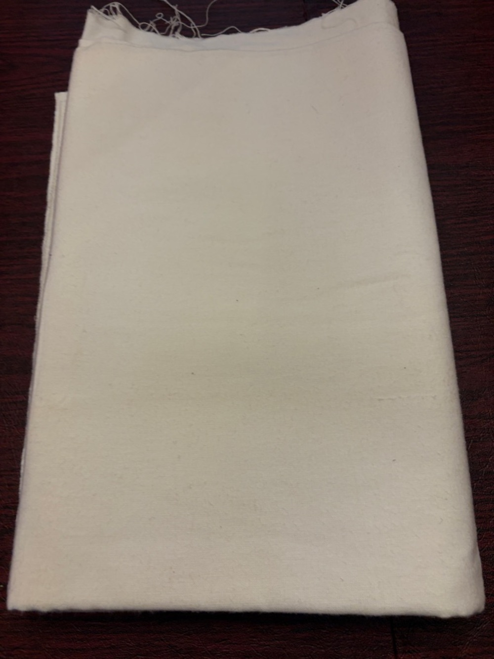 Cream Cotton Fabric Bolt - Solid Cream Textile